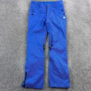 Nomis Snow Pants Women's Small Blue Snowboard Ski Pants Insulated Polka Dot